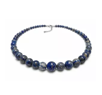 Verlaufskette aus Lapislazuli AB Perlen 4-12mm 50cm