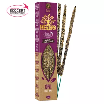 Herbio Copal Ecocert Smudge Räucherstäbchen 20g
