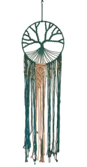 Grüner Traumfänger Lebensbaum 30 cm