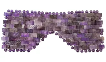 Brasilianischer Amethyst Eine Augenmaske