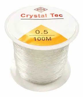 Kristall-Rund-Elastikfaden 0.5 mm 100 m
