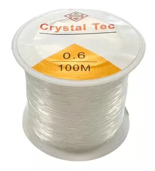 Runde elastische Kristallschnur 0.6 mm 100 m