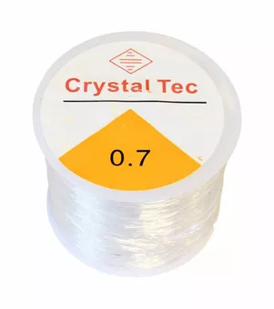 Elastisches Garn rund transparent 0.70mm 100m