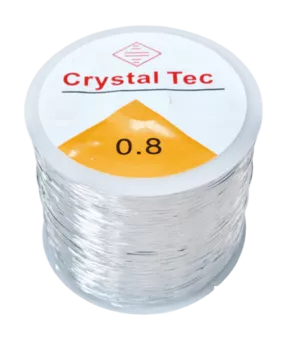 Elastisches Garn rund transparent 0.80mm 100m