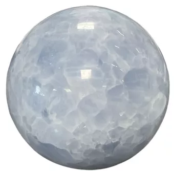 Polierte blaue Calcitkugel 1.322k