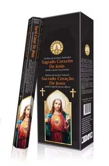 Fragrances & Sens Heiligstes Herz Jesu Masala Räucherstäbchen Hexagonal