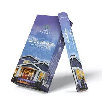 Terra Pure House Hexa-Räucherstäbchen ohne Holzkohle