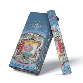 Terra Tibetischer Hexa-Räucherstäbchen ohne Holzkohle 30 g