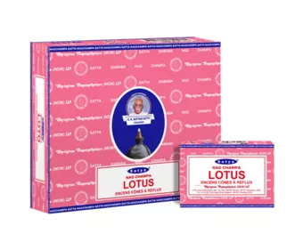 Satya Lotus Rückflusskegel 12 Stück