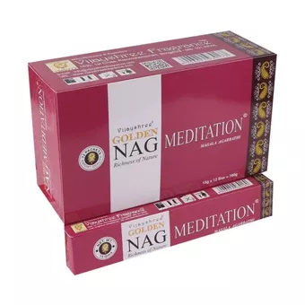 Räucherstäbchen Vijayshree Golden Nag Meditation 15g