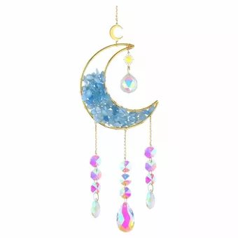 Aquamarine Sonne und Mond Mobile