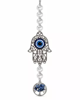 Sonnenfänger Hand der Fatima und Lebensbaum aus Lapislazuli