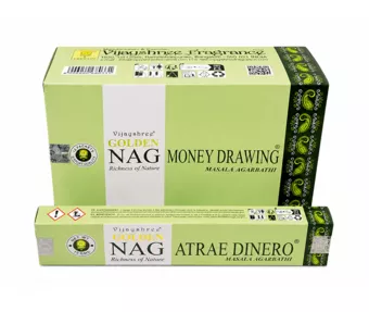 Räucherstäbchen Vijayshree Golden Nag Money Drawing 15g