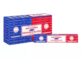 Räucherstäbchen Satya Nag Champa & Drachenblut 16g