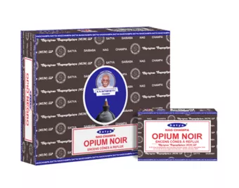 Satya Black Opium Rückflusskegel 12 Stück