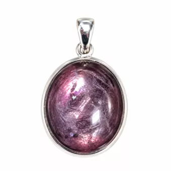 Anhänger Silber 925 Lepidolith AAA 3,05 g