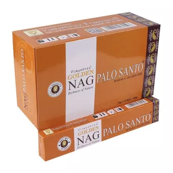 Räucherstäbchen Vijayshree Golden Nag Palo Santo 15g