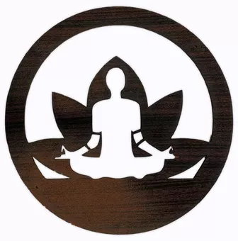18 cm große magnetische Holztafel mit Lotusblumen- und Buddha-Motiv für HMD999