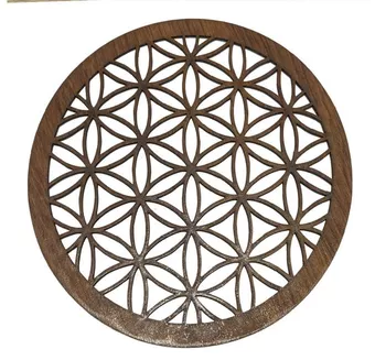 18 cm großes magnetisches Holzschild „Blume des Lebens“ für HMD999