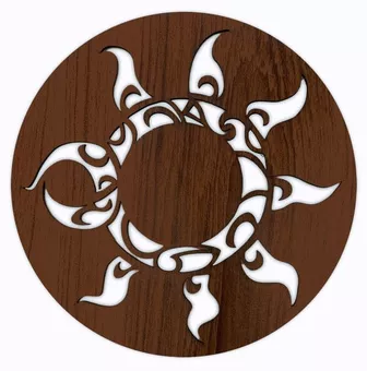 18 cm großes magnetisches Sonnenschild aus Holz für HMD999