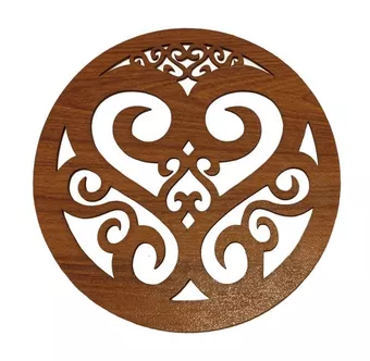 Magnetische Holzplatte im Barockstil, 18 cm, für HMD999