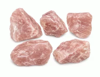 Rosenquarz AA Rohsteine 6-11 cm 2 kg