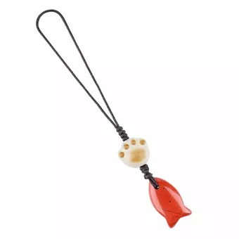 Rote Jaspis-Fisch-Taschenanhänger A x3