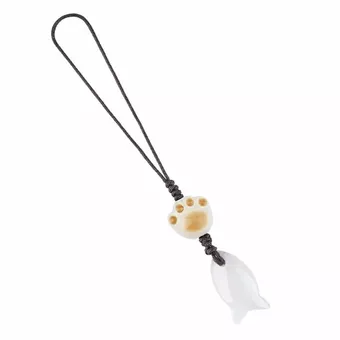 Bergkristall-Fisch-Taschenanhänger A x3
