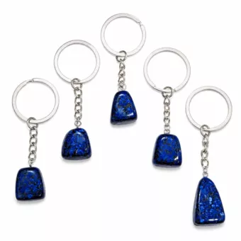 Originelle Schlüsselanhänger mit Lapislazuli-Effekt, 30 mm x 5