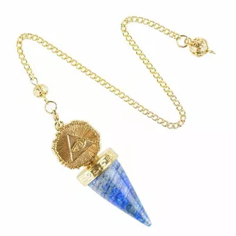 Lapislazuli-Wahrsagependel – Goldenes Auge der Vorsehung