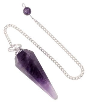 Kegel Amethyst-Pendel 6 facettiert