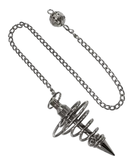 SpiralPendel Metall schwarz