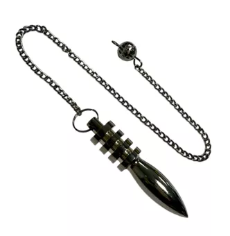 Isis-Pendel, schwarzes Metall, 4,7 cm