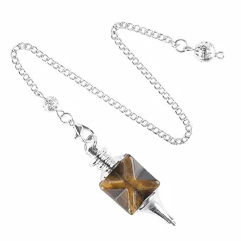 Merkaba Tigerauge Wahrsagependel