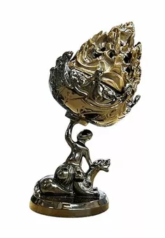 Boshan Räucherstäbchenhalter aus Metall 13.5 cm