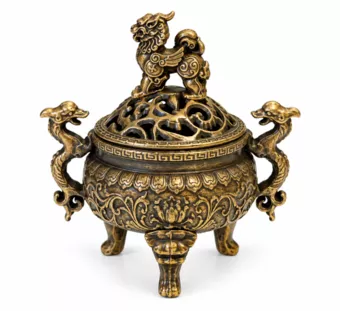 Räucherkegelhalter Qilin 6 cm