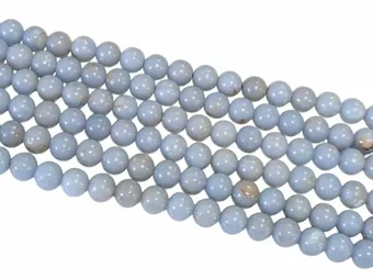 Angelite Perlen 6mm A auf 40cm Faden