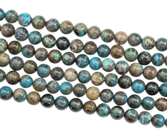 Chrysokoll aus dem Kongo AA Perlen 6mm auf 40cm Faden