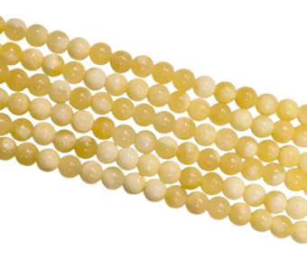 Orange Calcit Perlen 4mm auf 40cm Faden
