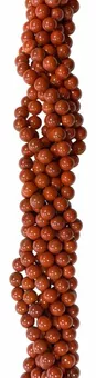 Roter Jaspis Rundperlen-Strang A 8mm