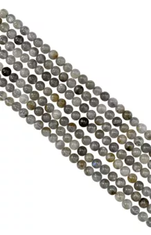 Labradorit Rundperlen-Strang A 3-4mm