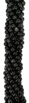 Regenbogenobsidian Rundperlen-Strang A 6mm