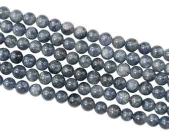 Blaue Saphir AAA-Rundperlen 5,5-6,5 mm auf 40 cm Faden