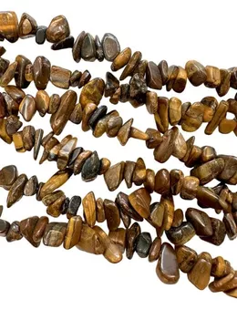 Tigerauge A-Chips 5-8mm auf 80 cm Draht