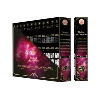 Parfum de Gemmes Smudge-Stick-Räucherstäbchen Rose & Rosenquarz 20g