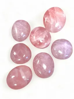 Kieselsteine Trommelstein Rosenquarz AA-Qualität 1Kg