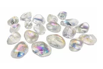 Angel Aura Quarz A Trommelsteine 2-3cm 250g