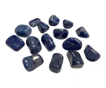 Blaue Aventurin-Trommelsteine (AA), 250 g