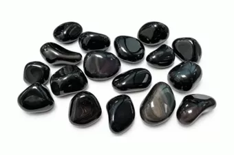 Regenbogen-Obsidian Himmelsauge A Trommelsteine 2-3 cm 250 g