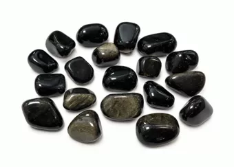 Goldener Obsidian A Trommelsteine 3-4 cm 250 g